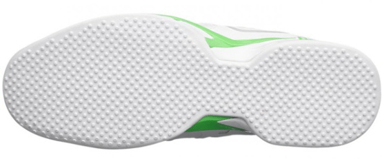 underside of tennis shoe