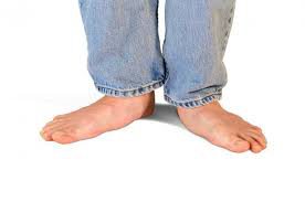 actual image of flat feet